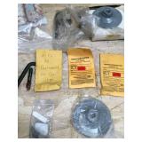 Assorted Industrial Tools and Parts Lot including Carbide Tools, Gauges, and Fittings