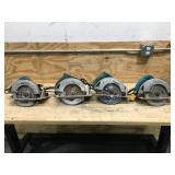 Makita Circular Saws (4 Units)