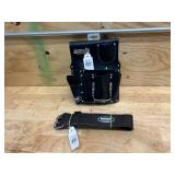 PRINCE Leather Drywall Pouch Right Handed with 2" Leather Belt Model PDW-OTR & PLB-OT2