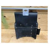 PRINCE Leather Drywall Pouch Right Handed with 2" Leather Belt Model PDW-OTR & PLB-OT2