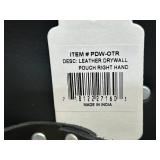 PRINCE Leather Drywall Pouch Right Handed with 2" Leather Belt Model PDW-OTR & PLB-OT2