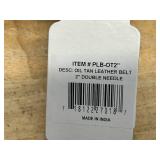 PRINCE Leather Drywall Pouch Right Handed with 2" Leather Belt Model PDW-OTR & PLB-OT2