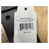 PRICE 10 Pocket Heavy Duty Oil Tanned Leather Tool Pouch Model P-2200 with 2" Leather Belt Model PLB-OT2 (10022420)