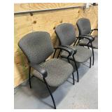 Lot of 3- Office/Lobby/Waiting Room Chairs