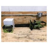 Green Machine 62V Cordless Chainsaw with 16-inch Bar