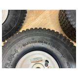 Lot of 4 Garden/Utility Tires 4.10/3.50-4 Max Load 450 LBS at 30 PSI Cold