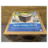 BLUE RHINO 32-in W 50000-BTU Steel Square Propane Gas Fire Pit Table