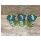 Lot of 3- Pickle Storage Flip Jars