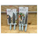Lot of 2 Knife Sets