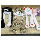 Lot of Multiple Animal Hats For Children