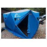 Clam Command Post Ice 6 Person Fishing Shelter