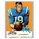 Johnny Unitas 1969 Topps #25 Vintage Football Card
