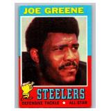 Joe Greene RC 1971 Topps #245 Rookie Vintage Football Card
