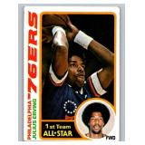 Julis Erving 1978 Topps #130 Vintage Basketball Card