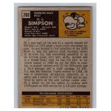 OJ Simpson 2nd Year 1971 Topps #260 Vintage Football Card