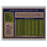 Johnny Unitas 1972 Topps #165 Vintage Football Card