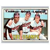 Frank Robinson / Brooks Robinson 1967 Topps #1 The Champs Vintage Baseball Card