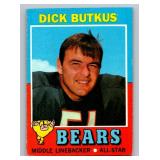 Dick Butkus 1971 Topps #25 Vintage Football Card