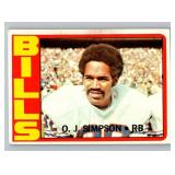 OJ Simpson 1972 Topps #160 Vintage Football Card