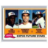 Tim Raines RC 1981 Topps #479 Expos Future Stars Rookie Baseball Card