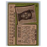 Lou Brock 1971 Topps #625 Vintage Baseball Card