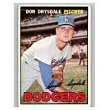 Don Drysdale 1967 Topps #55 Vintage Baseball Card