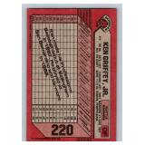 Ken Griffey Jr. RC 1989 Bowman #220 Rookie Baseball Card