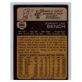 Johnny Bench 1973 Topps #380 Vintage Baseball Card