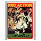 Terry Bradshaw 2nd Year 1972 Topps In Action #120 Vintage Football Card