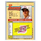 Chipper Jones RC 1992 Bowman #28 Rookie Baseball Card