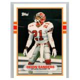 Deion Sanders RC 1989 Topps Traded #30T Rookie Football Card