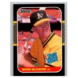Mark McGwire RC 1987 Donruss Rated Rookie #46 Baseball Card