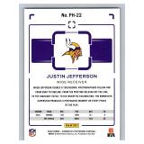 Justin Jefferson /199 - 2022 Chronicles Photogenic #PH-22 Minnesota Vikings Football Card