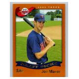 Joe Mauer RC 2002 Topps Draft Picks #622 Rookie Minnesota Twins Baseball Card