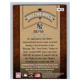 Babe Ruth /50 2005 Donruss Diamond Kings HOF Heroes #HH-65, numbered 30/50, Baseball Card