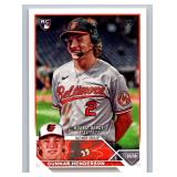 Gunnar Henderson RC 2023 Topps Update #US18 Rookie Baseball Card