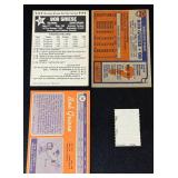 Bob Griese 4 Card Lot - 1970 Topps #10, 1976 #255, 1975 Wonder Bread #13, 1969 4 in 1 Stamp Vintage Football Cards