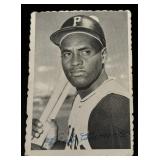 Roberto Clemente 1969 Topps Deckle Edge #27 Vintage Football Card