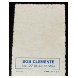 Roberto Clemente 1969 Topps Deckle Edge #27 Vintage Football Card