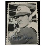 Pete Rose 1969 Topps Deckle Edge #21 Vintage Baseball Card