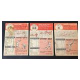 3 Card 1953 Topps Baseball Lot - Frank Campos, Andy Carey, Joe Rossi - Vintage Baseball Cards