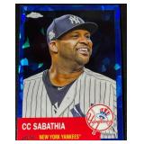 CC abathia /100 2022 Topps Chrome #140, numbered 091/100, Baseball Card