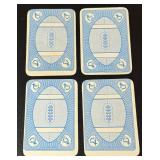 4 1971 Topps Game Card Stars - Gale Sayers, Terry Bradshaw, Fran Tarkenton, Sonny Jurgensen Vintage Football