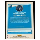 Anthony Edwards RC 2020-21 Donruss Optic Rated Rookie #151 Minnesota Timberwolves Basketball Card