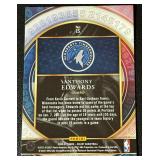 Anthony Edwards RC 2020-21 Select Numbers Insert #15 Rookie Minnesota Timberwolves Basketball Card