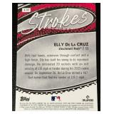 Elly De La Cruz RC Refractor 2024 Topps Chrome Strokes Insert #S-22 Rookie Baseball Card