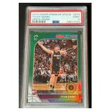 Tyler Herro RC Green Prizm 2019 Hoops Premium Stock #210 PSA 9 Mint Rookie Basketball Card