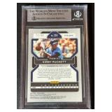 Kirby Puckett /99 Beckett 8.5 NM-MT+ 2022 Prizm Red Wave #224 T3, numbered 72/99, Minnesota Twins Baseball Card