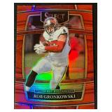 Rob Gronkowski /99 Prizm Color Match 2021 Select Prizm #32, numbered 29/99, Football Card