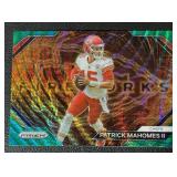Patrick Mahomes Green Wave Refractor 2023 Prizm Fireworks #F-2 Football Card